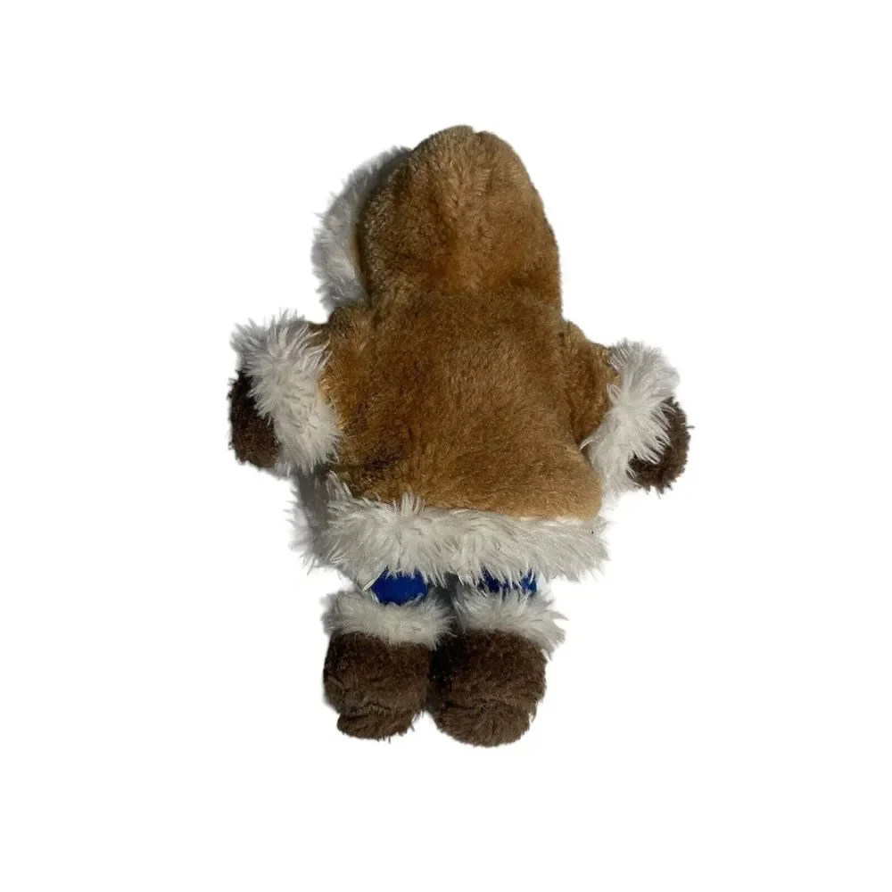 Kipmik Eskimo Doll Plush Anchorage Alaska Faux Fur 9